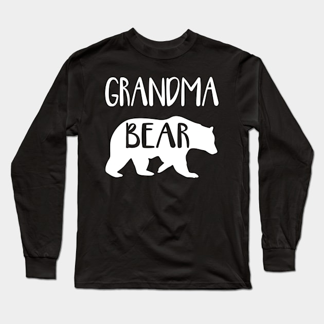 Grandma Gift -  Grandma Bear Long Sleeve T-Shirt by BTTEES